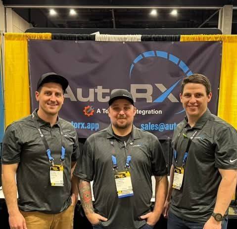 The AutoRx team at an automotive industry trade show